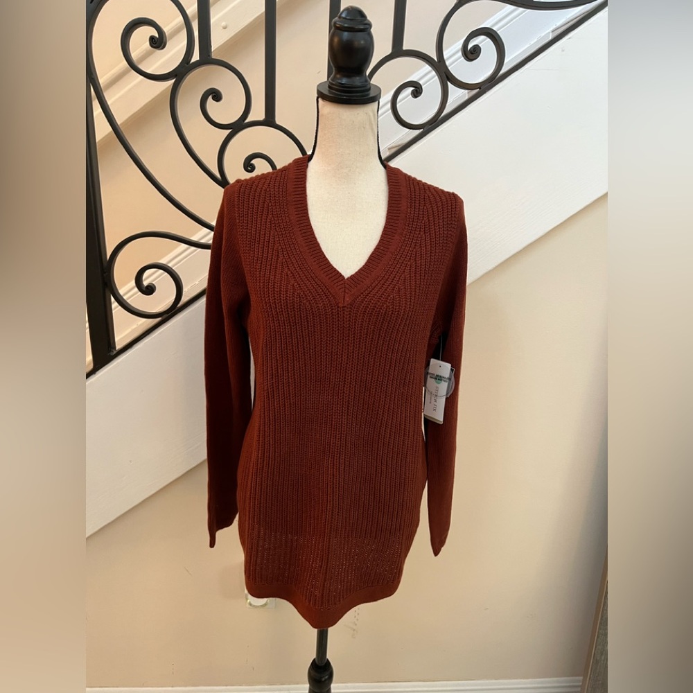 RD Style Rusty V Neck Sweater!